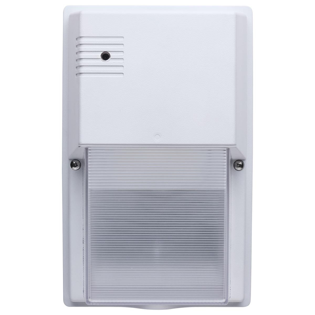 LED Entryway Wall Pack; 10/15/20 Wattage Selectable; 30K/40K/50K CCT Selectable; Bronze or White Finish