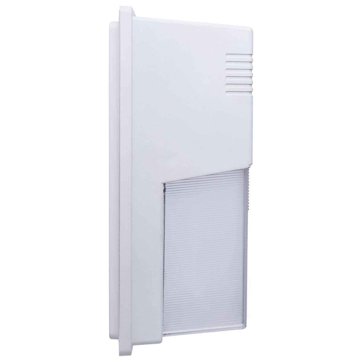 LED Entryway Wall Pack; 10/15/20 Wattage Selectable; 30K/40K/50K CCT Selectable; Bronze or White Finish