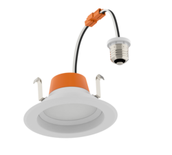 5-6" LED Screw-Base Downlight, 1300 Lumen Max, Wattage and CCT Selectable, 120-277V