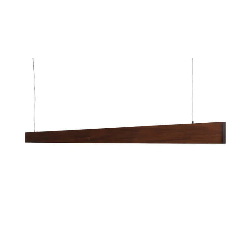59" LED Linear Fixture, 2850 Lumens, 3000K, 30W, 100-240V, Ipe Wood Finish