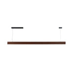 59" LED Linear Fixture, 2850 Lumens, 3000K, 30W, 100-240V, Ipe Wood Finish