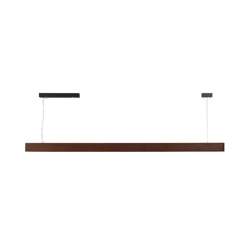 59" LED Linear Fixture, 2850 Lumens, 3000K, 30W, 100-240V, Ipe Wood Finish