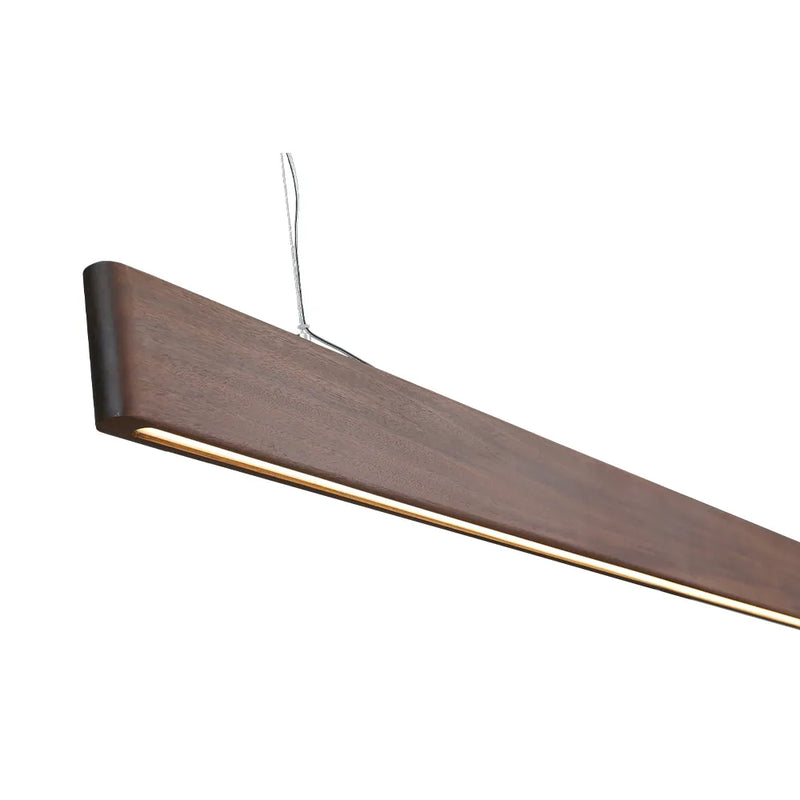 59" LED Linear Fixture, 2850 Lumens, 3000K, 30W, 100-240V, Ipe Wood Finish