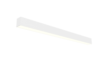 6 FT LED Direct/Indirect Suspended Linear Fixture G2, 7000 Lumen Max, Wattage and CCT Selectable, 120-277V, Black or White Finish