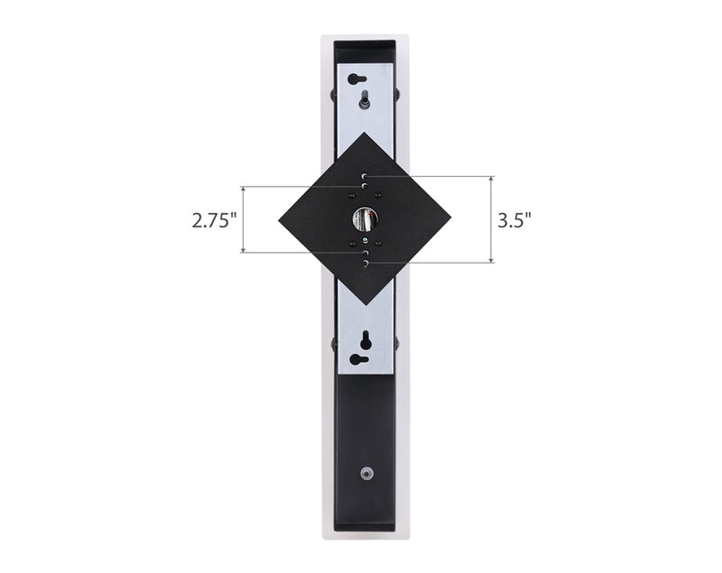 24" LED RGBW Outdoor Wall Sconce Narrow, 18W, 120-277V