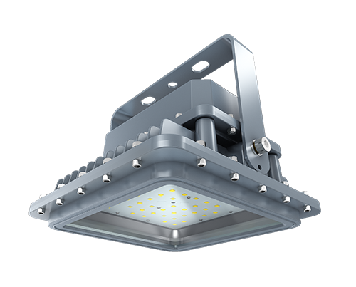 LED Explosion Proof Hazardous Location Light, Class 1 Division 1, 8400 Lumens, 60W, 5000K, 100-277V
