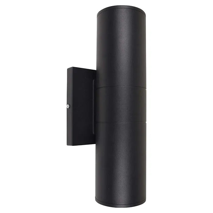 3" LED Wall Mount Cylinder Light, 1400 Lumens, 20W, 3000K or 5000K, 120-277V, Black