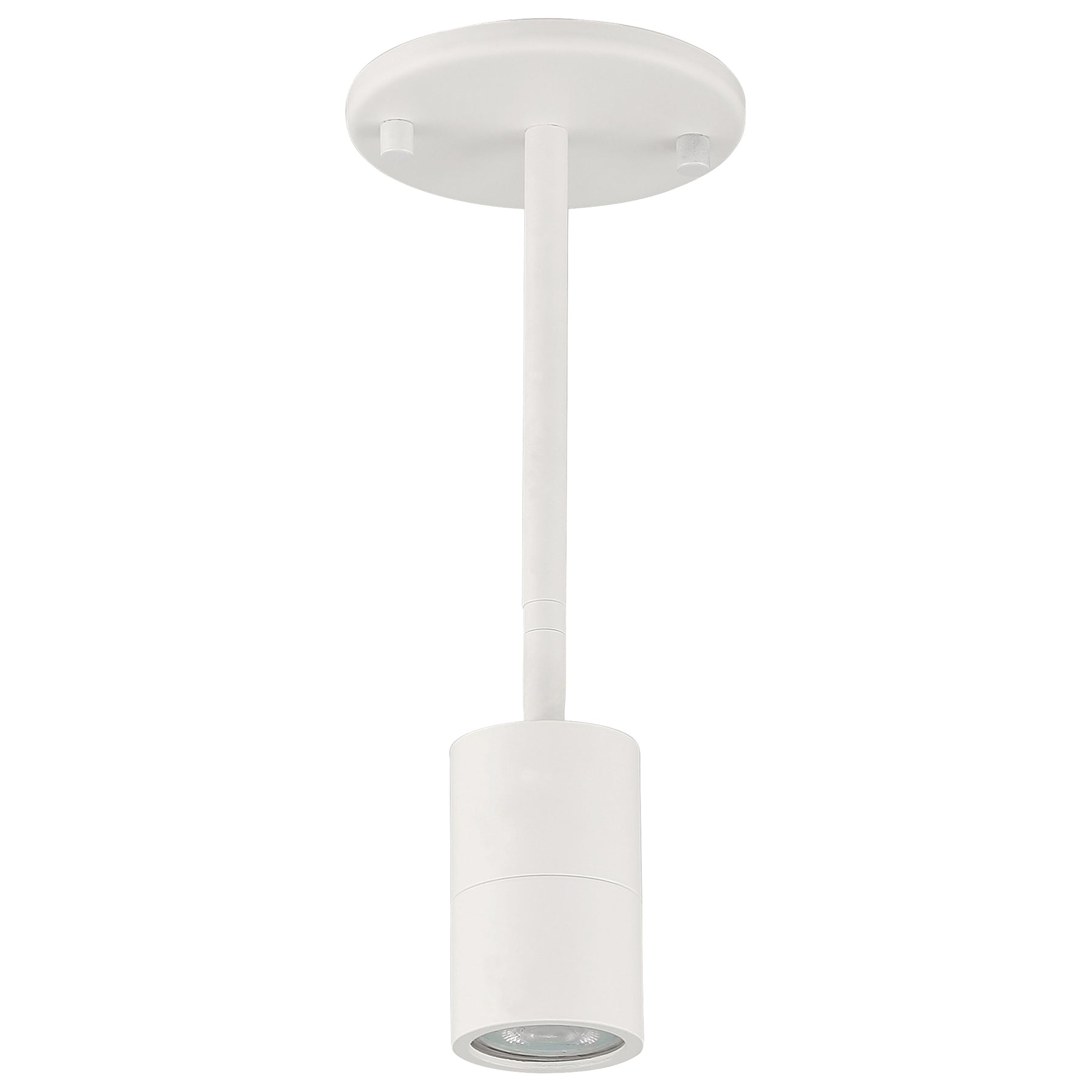1 Light LED Wall Or Ceiling Spotlight, 500 Lumens, 6W, 3000K, 120V, Matte White Finish,Cafe Dual Mount Collection
