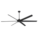 Widespan 100" 6-Blade Industrial Ceiling Fan, Matte Black Finish