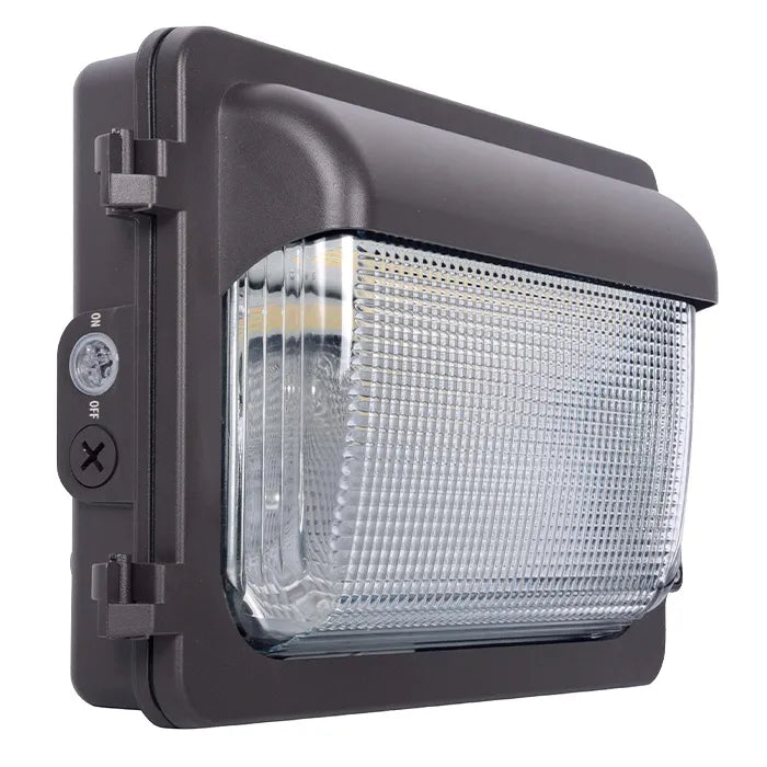 LED Traditional Wall Packs, 12,286 Lumen Max, Wattage and CCT Selectable, Photocell Included, 120-277V, Bronze, Black or White Finish