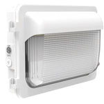 LED Traditional Wall Packs, 12,286 Lumen Max, Wattage and CCT Selectable, Photocell Included, 120-277V, Bronze, Black or White Finish