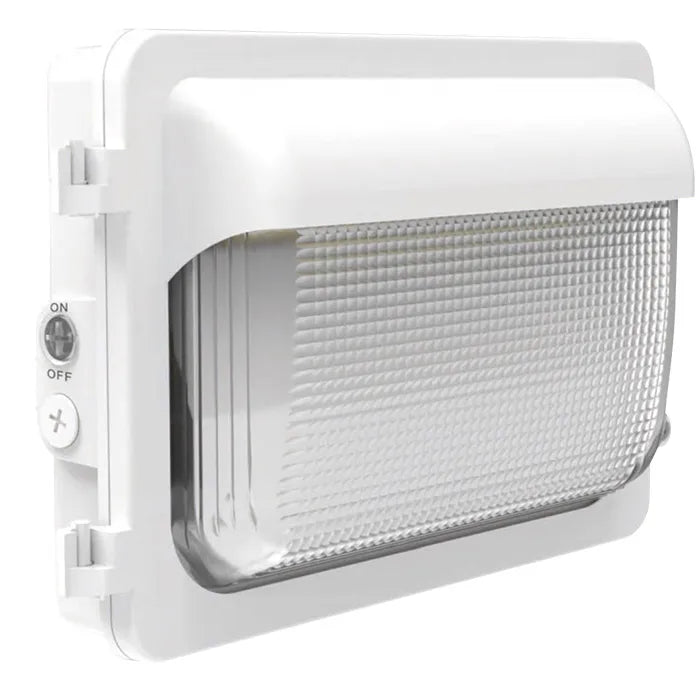 LED Traditional Wall Packs, 12,286 Lumen Max, Wattage and CCT Selectable, Photocell Included, 120-277V, Bronze, Black or White Finish