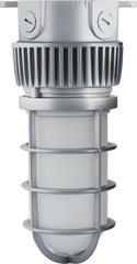 LED Vapor Tight Jelly Jar, 20W, 1,713 Lumens, 120-277V, 3000K or 4000K CCT, Wall or Ceiling Mount