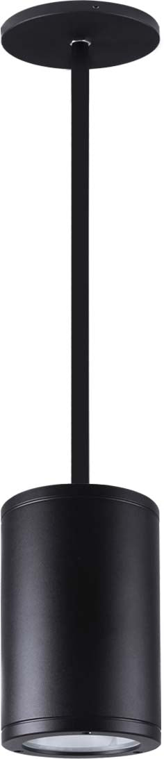 4.5" LED Pedant Light, 1,300 Lumens, 18W, 3000K, 120-277V, Black Finish