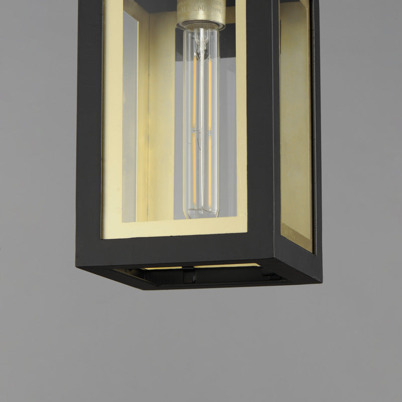 Neoclass 1-Light Outdoor Sconce, Black / Gold or White / Gold