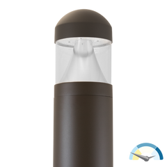 LED SPEC-SELECT™ Bollard Round, Dome Top, Cone, 3360 Lumen Max, Wattage and CCT Selectable, 120-277V
