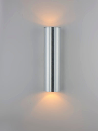 5" Cylinder Up/Down Light, 210 Lumens, 32 Watt, 120 Volts, Brushed Aluminum or Black Finish, Extended Length