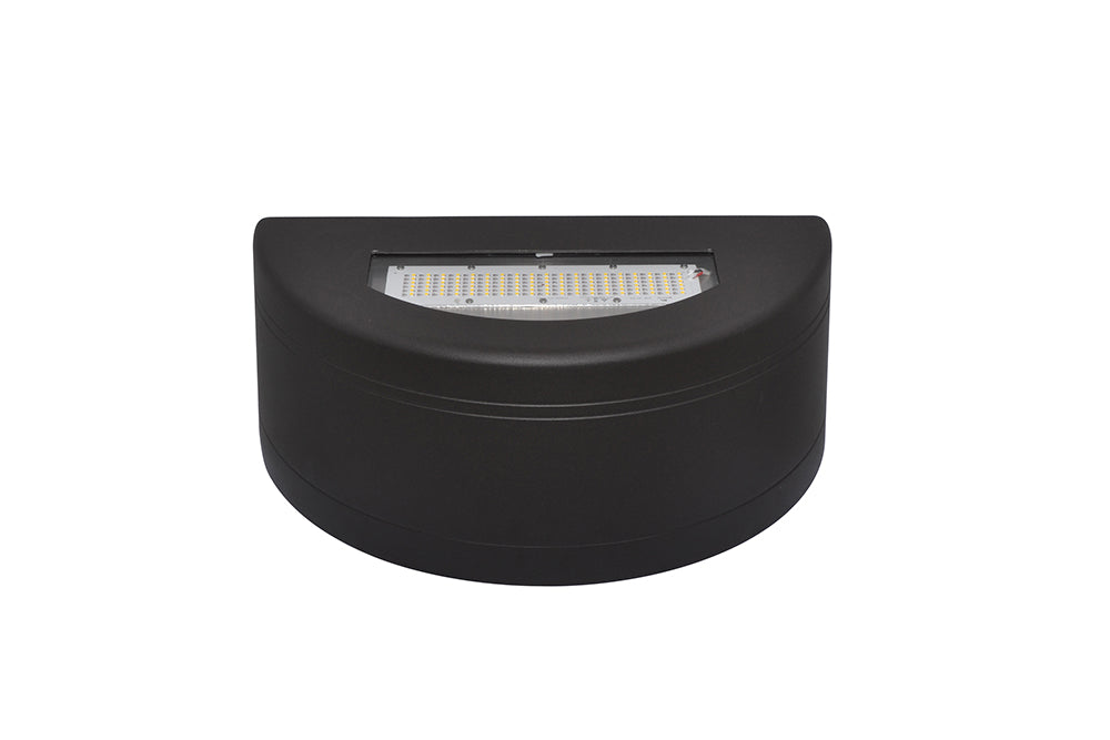 LED Architectural Full Cutoff Wall Pack, Up/Down Light, 8621 Lumen Max, Wattage 72/50/30/15W and CCT Selectable 3000K/4000K/5000K, 120-277V