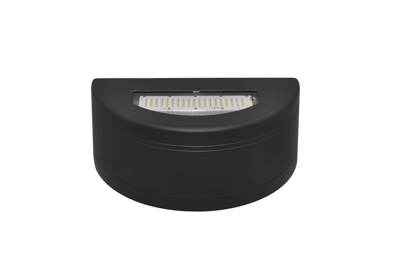 LED Architectural Full Cutoff Wall Pack, Up/Down Light, 8621 Lumen Max, Wattage 72/50/30/15W and CCT Selectable 3000K/4000K/5000K, 120-277V
