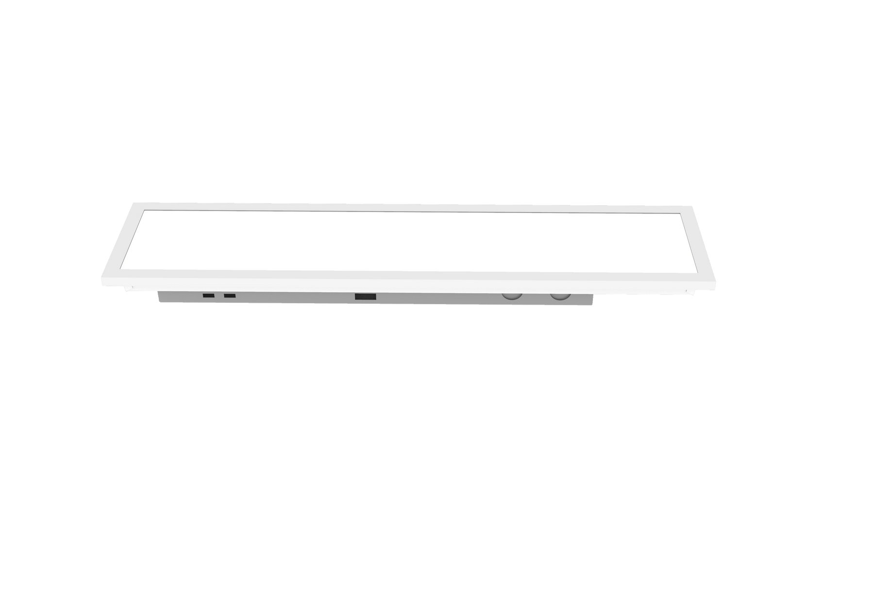 2FT LED Slim Linear Recessed Panel, 2300 Lumen Max, Wattage & CCT selectable, 120-277V