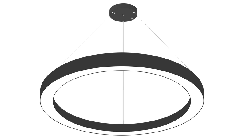 Architectural round pendant lights