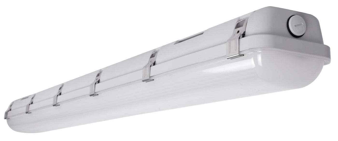 4FT LED Vapor Tight Fixture, 30W/45W/60W Selectable, 8,425 Lumens, CCT Selectable, 120-277V