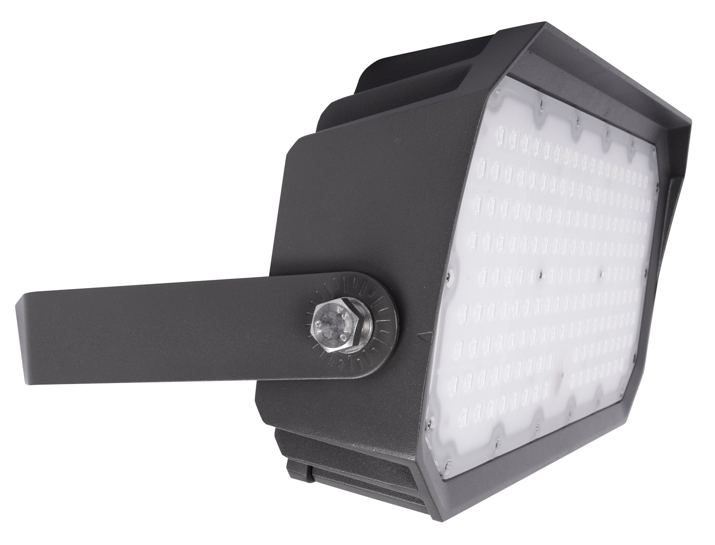 6x6 LED Flood Light With Yoke Mount, Wattage Selectable 100W/130W/150W, 21028 Lumens, 120-277V, 4000K or 5000K CCT