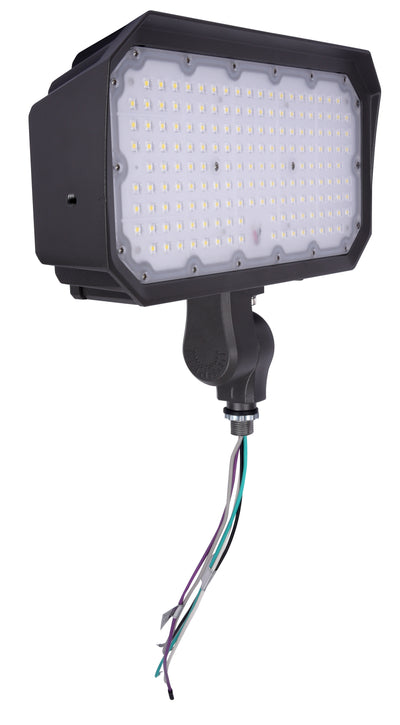 6x6 LED Flood Light With Knuckle Mount, Wattage Selectable 100W/130W/150W, 21028 Lumens, 120-277V, 4000K or 5000K CCT