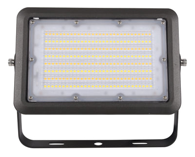 7x7 LED Flood Light With Yoke Mount and Photocell, Wattage Selectable 40W/50W/60W, 7800 Lumens, 120-277V, CCT Selectable:3000K/4000K/5000K