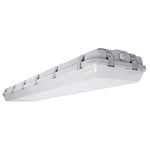 4FT LED High Output Vapor Tight Light, 32,000 Lumen Max, Wattage and CCT Selectable, 120-347V