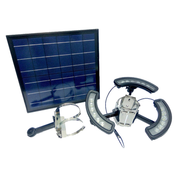 Apollo Solar Flagpole Light, 1980 Lumens, 18W, 6000K CCT