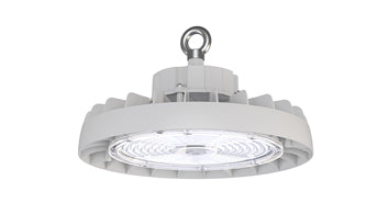 LED UFO High Bay, 40,800 Lumen Max, Wattage and CCT Selectable, 120-277V, Black or White Finish