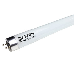 25 PK 4 Foot Retro Flex LED T8 Tube, 2100 Lumens, 16W, 120-277V