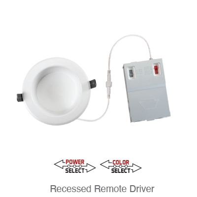 Advanta 6 Inch Recessed Downlight with Remote Driver | Warehouse ...