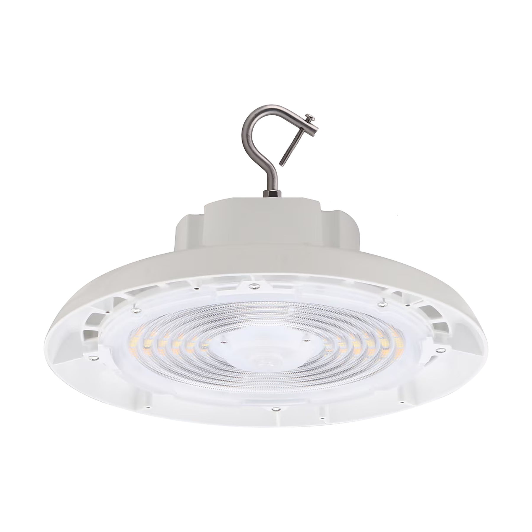 LED UFO High Bay, 22,500 Lumen Max, Wattage and CCT Selectable, 120-347V, White