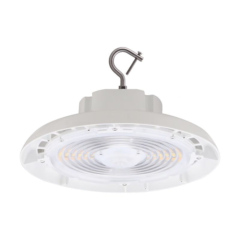 LED UFO High Bay, 22,500 Lumen Max, Wattage and CCT Selectable, 120-347V, White