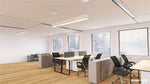 4 FT LED Linear Fixture, 4800 Lumen Max, 40 Watt, CCT Selectable,  120-277V, Black, White or Silver Finish