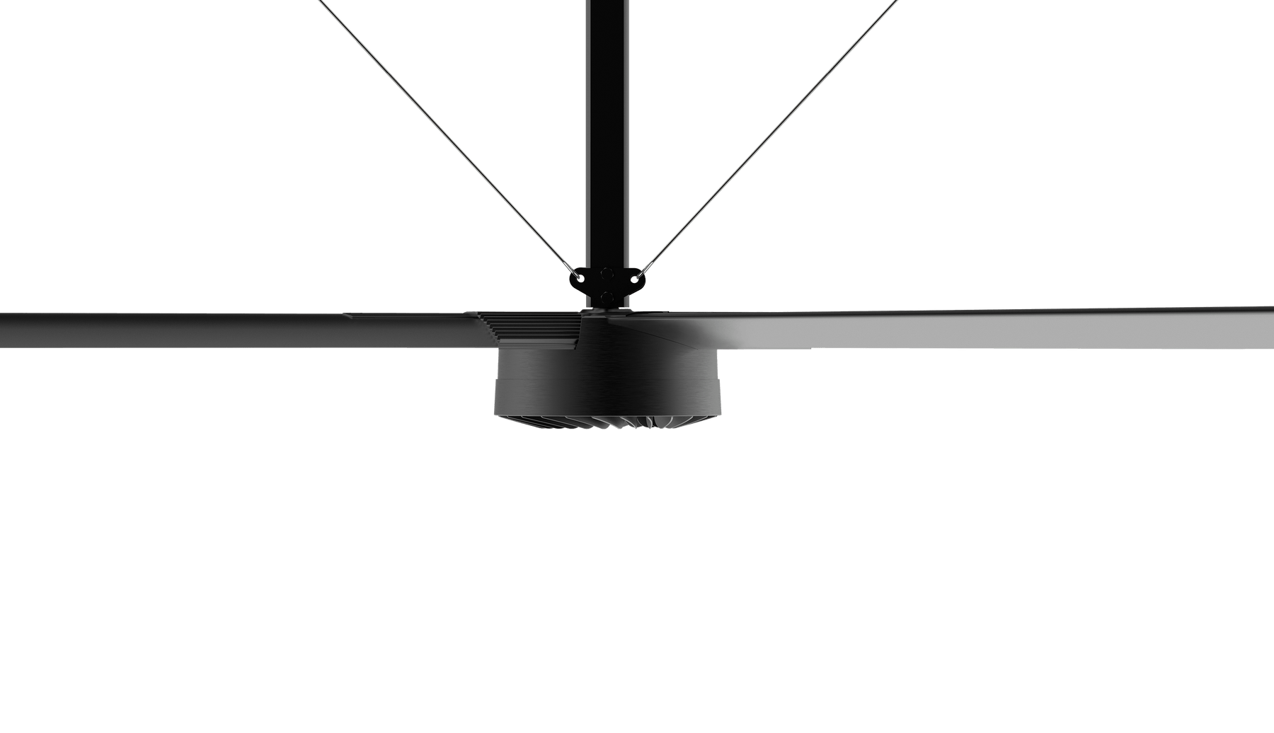 16 Foot 5-Blade Industrial Fan, 10,100 Lumens, 6000K, 200-240V