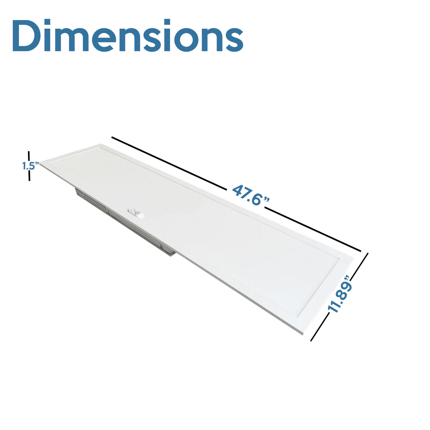 1 x 4 Foot G2 Back Lit LED Flat Panel, 120-277V, Selectable Wattage and CCT