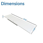 1 x 4 Foot G3 Back Lit LED Flat Panel, 5000 Lumen Max, Selectable Wattage and CCT, Dimmable, 120-277V