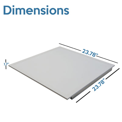 2 x 2 Foot G2 Back Lit LED Flat Panel, 3750 Lumens, 120-277V, Selectable Wattage and CCT, Emergency Backup