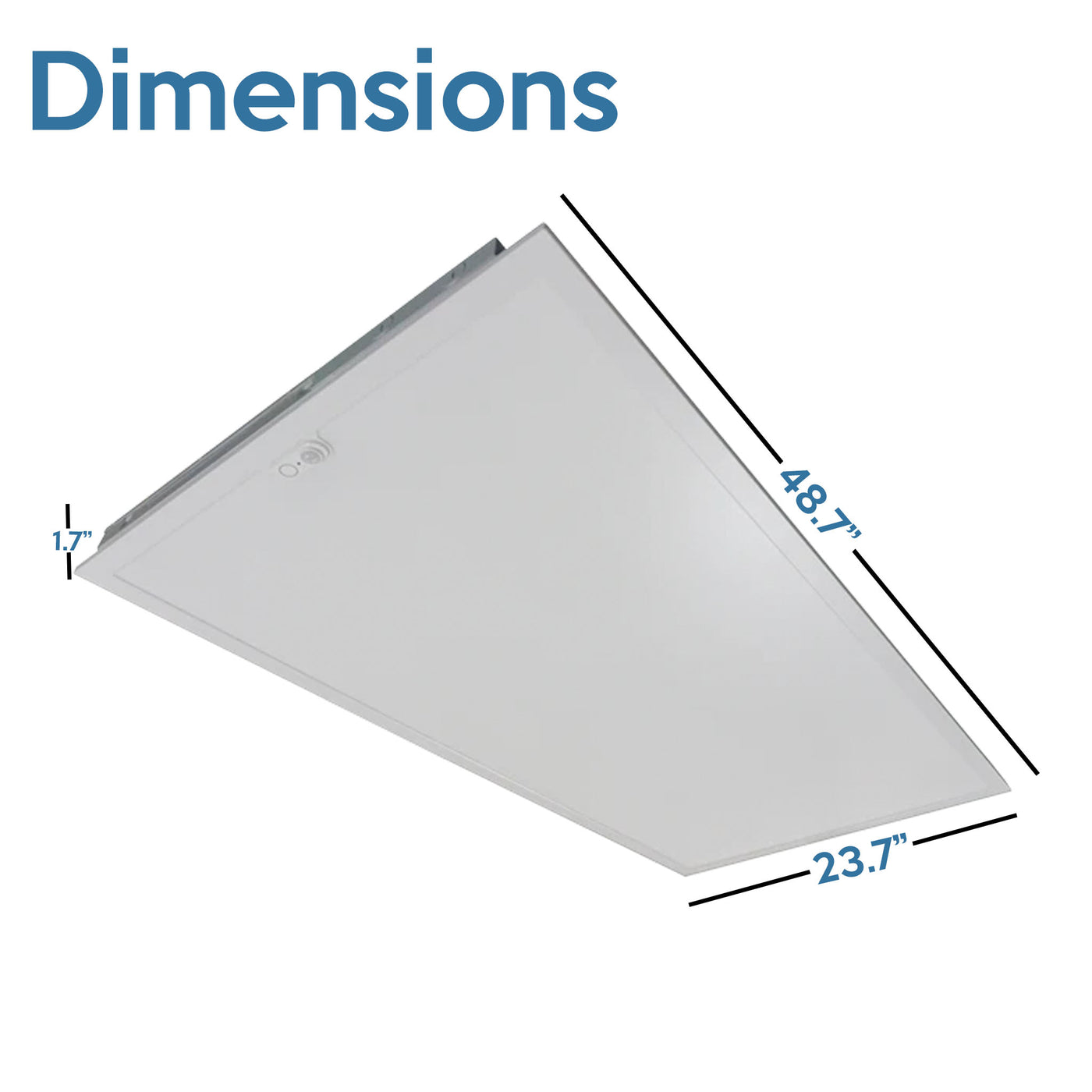 2 x 4 Foot G2 Back Lit LED Flat Panel, 5000 Lumens,  120-277V, Selectable Wattage and CCT, Emergency Backup