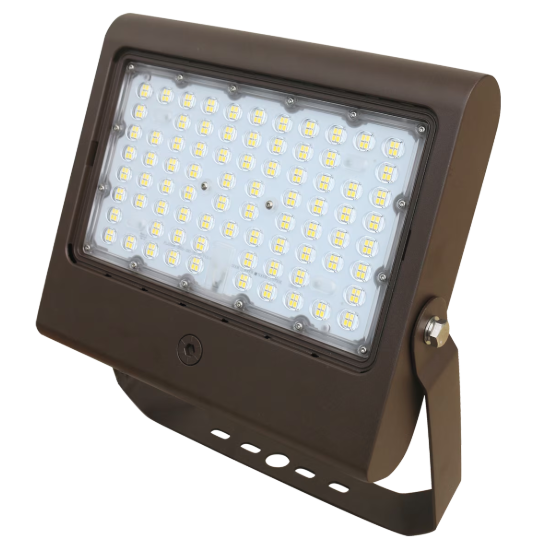 LED Flood Light, Wattage Selectable, 21,000 Lumens, 5000K, 120-277V or 277-480V