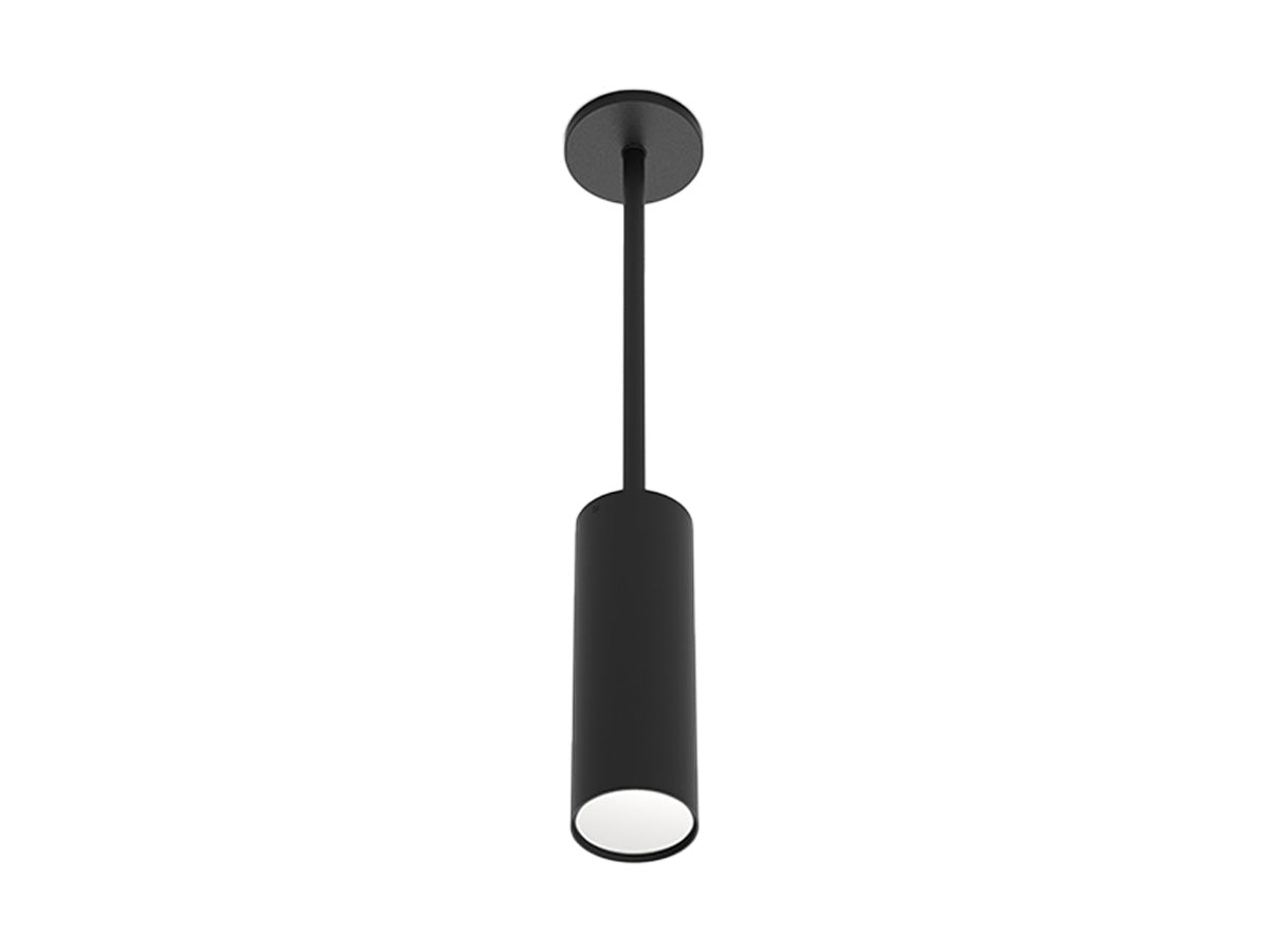 6" LED Architectural Cylinder Light Fixture, 2200 Lumens, 25W, CCT Selectable, 120-277V, Black Finish