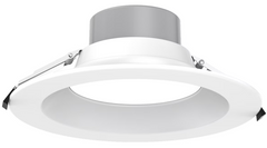10 Inch LED Commercial Downlight, 4000 Lumen Max, Wattage and CCT Selectable, 120-277V