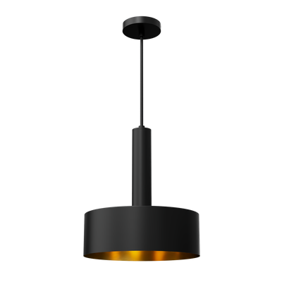 2" Ceiling Mount Cylinder Light w/ Optional Cone or Pan Shade, 450 LM, Triac Dimming, CCT Selectable, 120V, Black