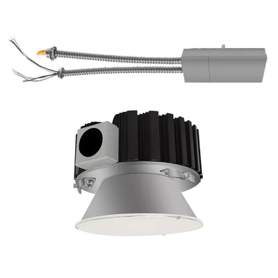 4" LED Commercial Recessed Light, 2160 Lumen Max, Wattage and CCT Selectable, 120-277V