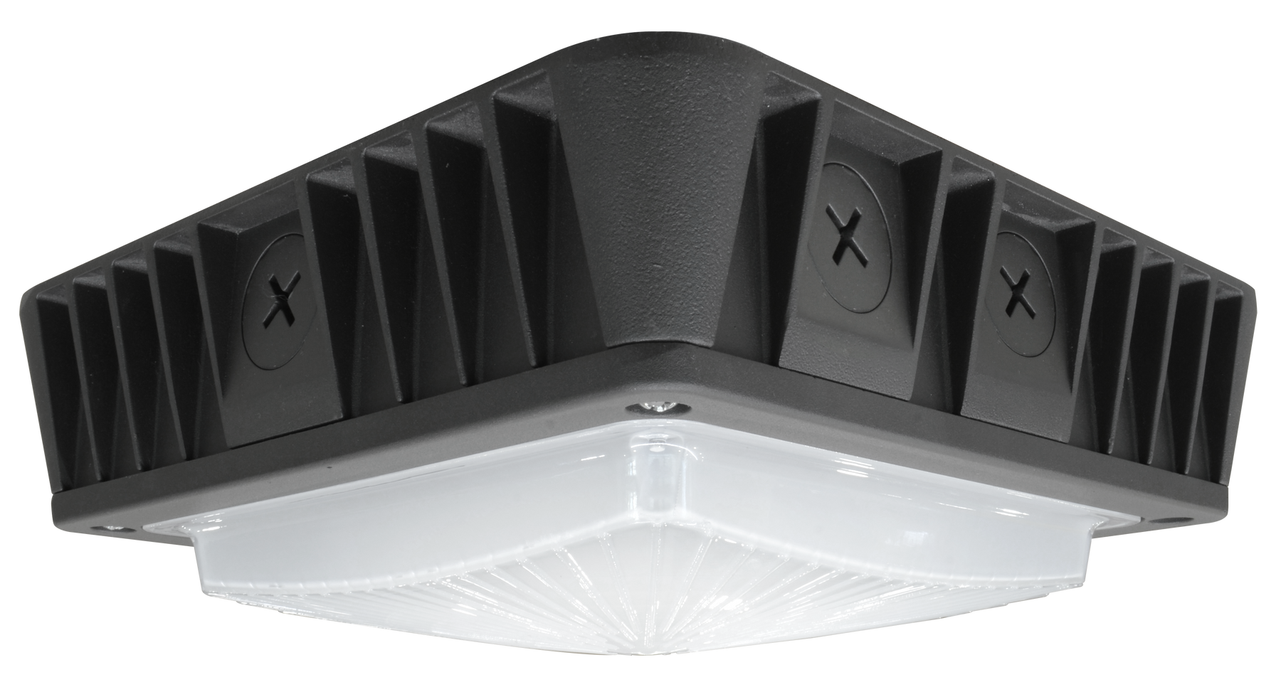LED Mini Canopy Light, 5490 Lumen Max, Wattage and CCT Selectable, 120-277V, Bronze
