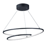 25" Signature LED Pendant, 5,390 Lumens, 77W, 120V, 3000K, Black Finish