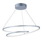 25" Signature LED Pendant, 5,390 Lumens, 77W, 120V, 3000K, Black Finish